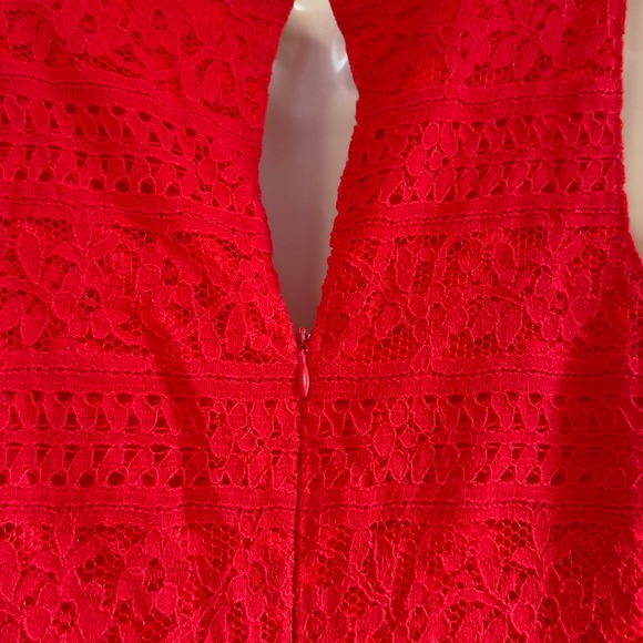 Red Lace Dress - Picture 6 of 7